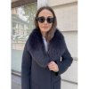 Пальто зимове Sifurs Анна з хутром S синього кольору (ПЕ-5-94-см)